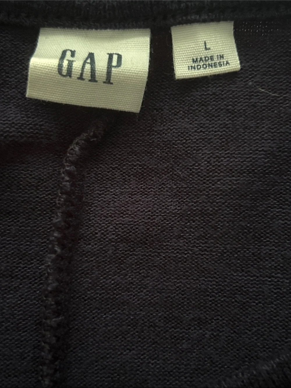 Gap soft spun a line dress size large navy marl - Picture 4 of 5